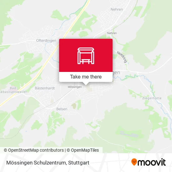 Карта Mössingen Schulzentrum