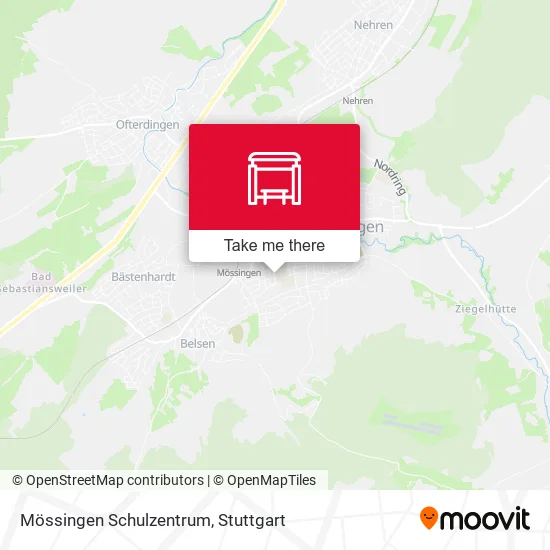 Карта Mössingen Schulzentrum