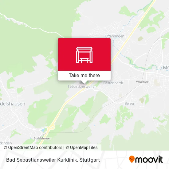 Bad Sebastiansweiler Kurklinik map