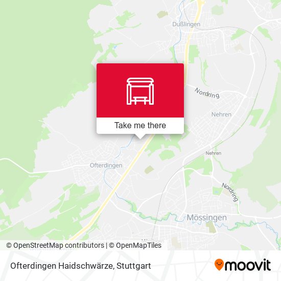 Ofterdingen Haidschwärze map