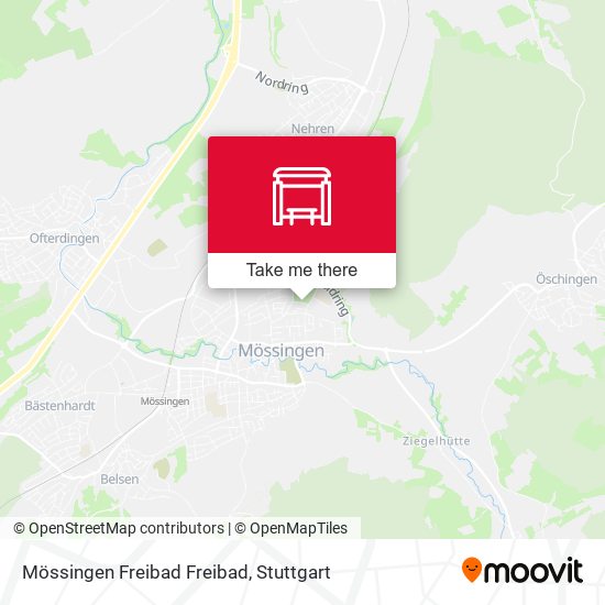 Mössingen Freibad Freibad map