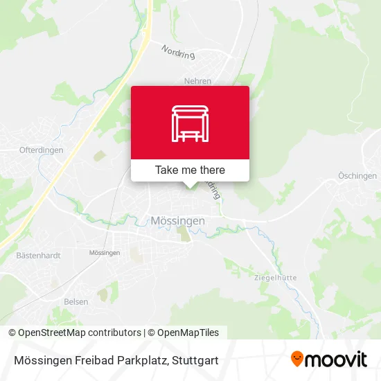 Карта Mössingen Freibad Parkplatz