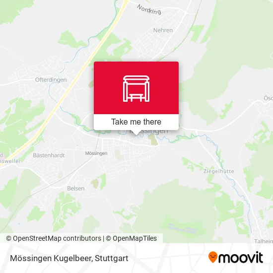 Карта Mössingen Kugelbeer