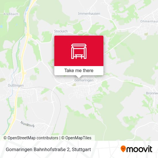 Gomaringen Bahnhofstraße 2 map