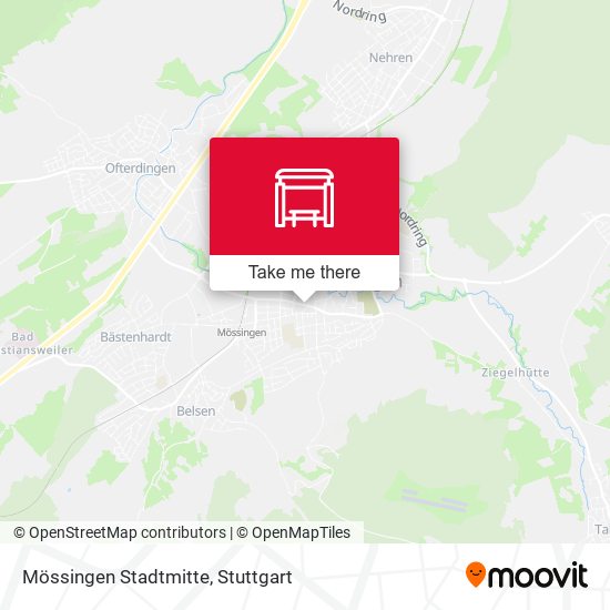 Mössingen Stadtmitte map