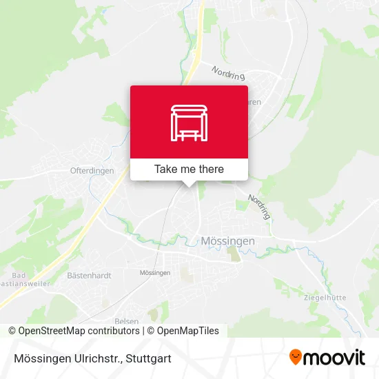 Карта Mössingen Ulrichstr.