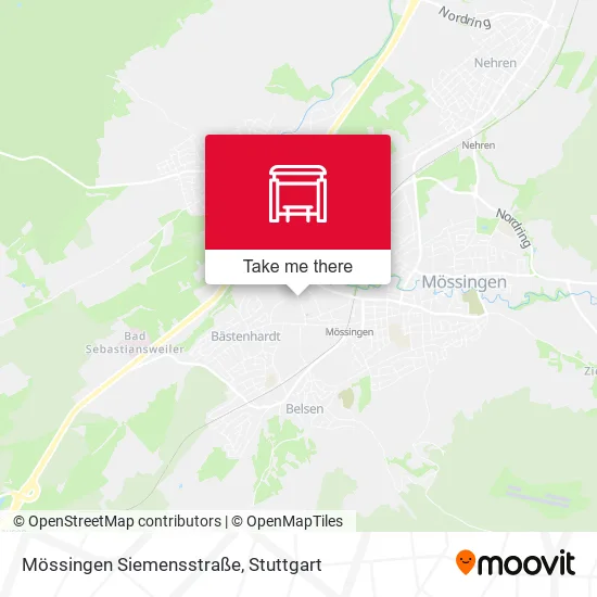 Карта Mössingen Siemensstraße
