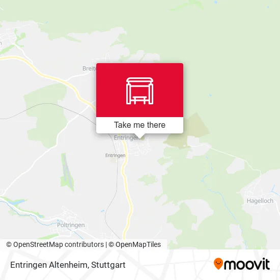 Карта Entringen Altenheim