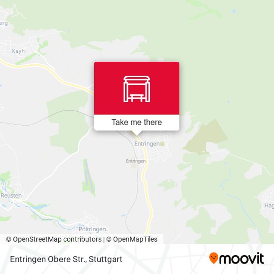 Карта Entringen Obere Str.