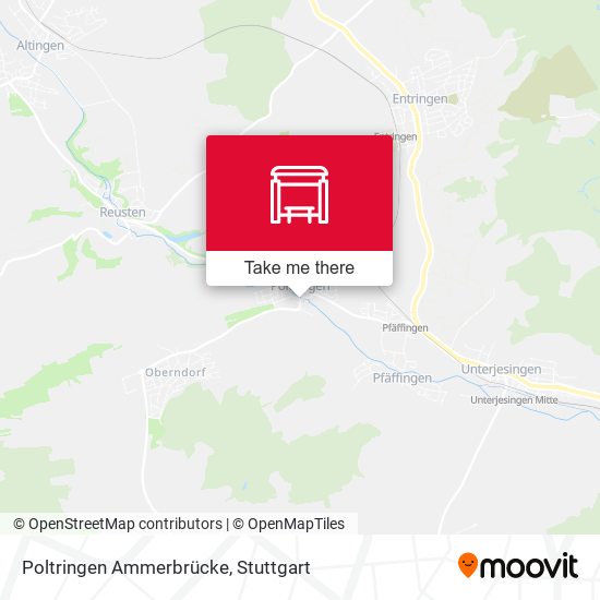 Poltringen Ammerbrücke map