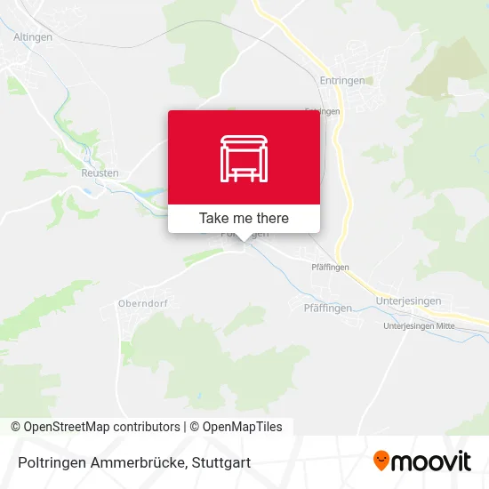 Poltringen Ammerbrücke map
