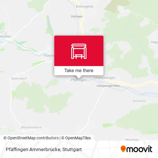 Карта Pfäffingen Ammerbrücke