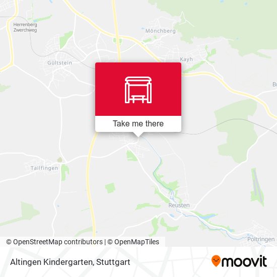 Altingen Kindergarten map