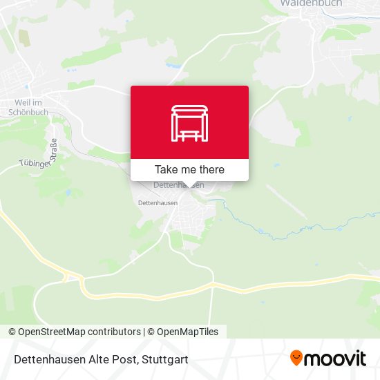Dettenhausen Alte Post map
