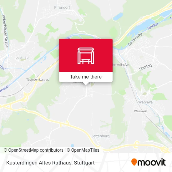 Kusterdingen Altes Rathaus map