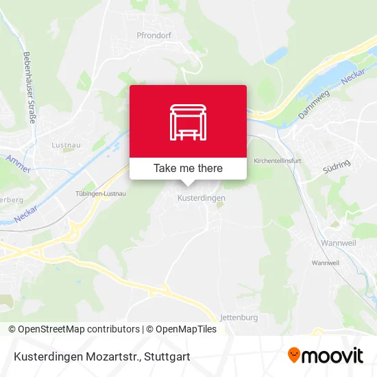 Карта Kusterdingen Mozartstr.