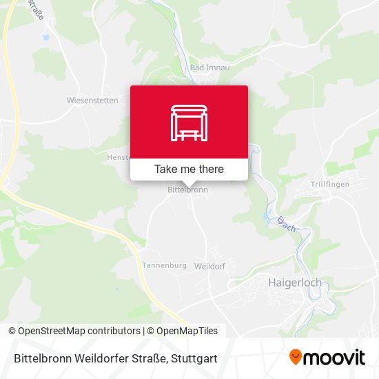 Bittelbronn Weildorfer Straße map