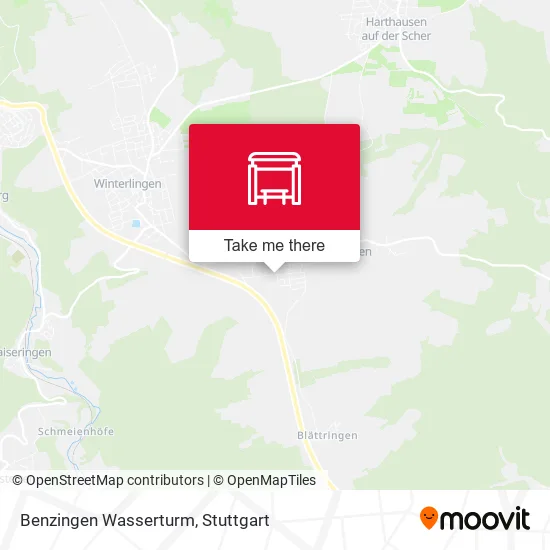 Карта Benzingen Wasserturm