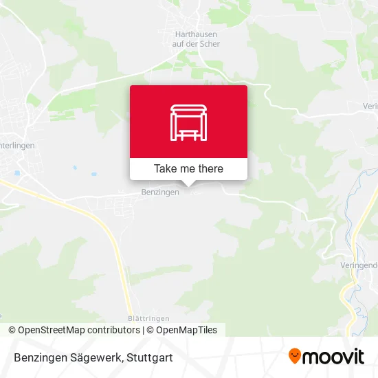 Карта Benzingen Sägewerk