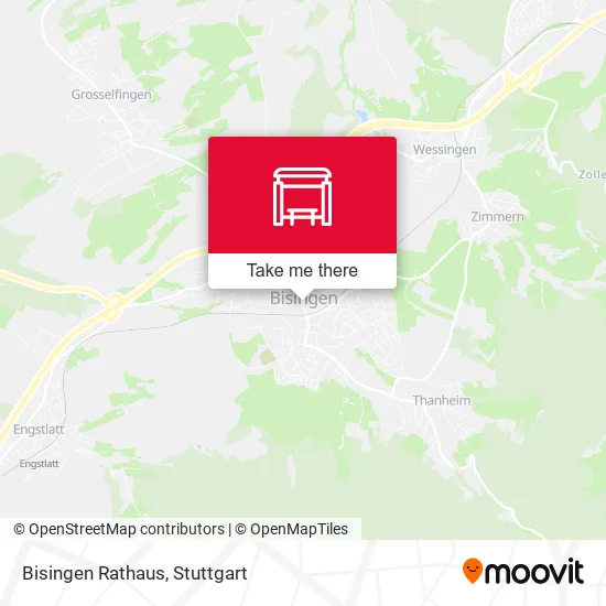 Карта Bisingen Rathaus