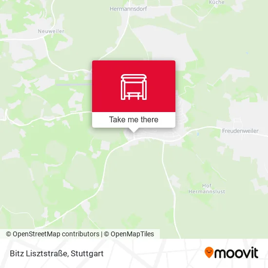 Карта Bitz Lisztstraße