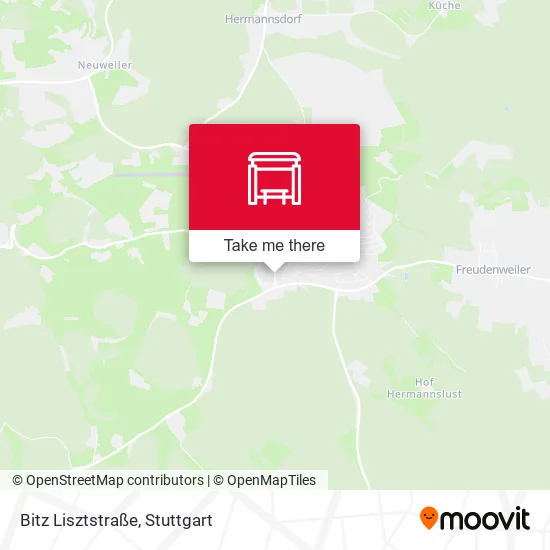 Карта Bitz Lisztstraße