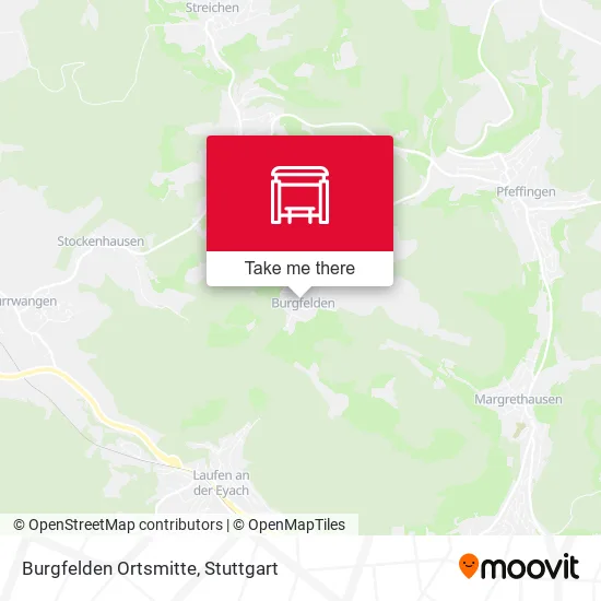 Карта Burgfelden Ortsmitte