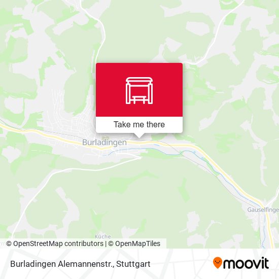 Карта Burladingen Alemannenstr.