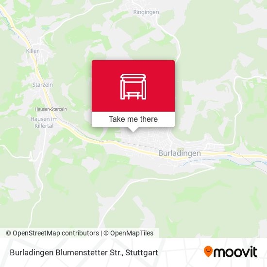 Карта Burladingen Blumenstetter Str.