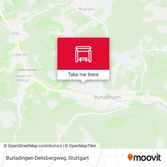 Карта Burladingen Delisbergweg
