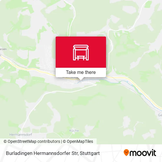 Карта Burladingen Hermannsdorfer Str