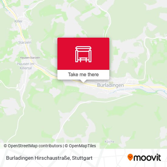 Burladingen Hirschaustraße map
