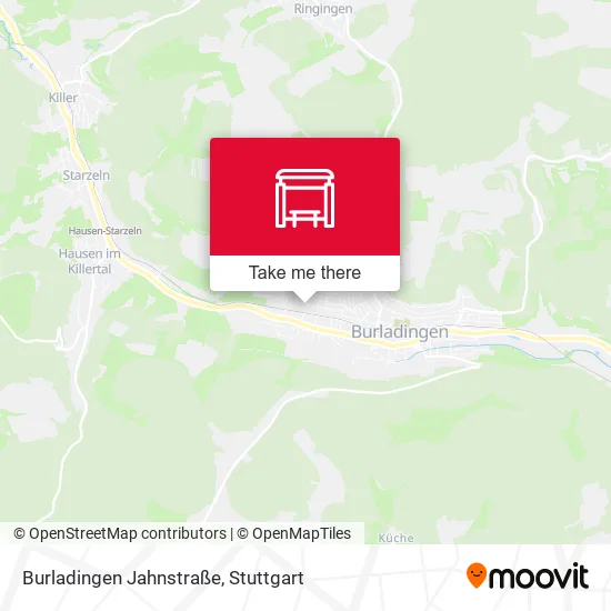 Карта Burladingen Jahnstraße
