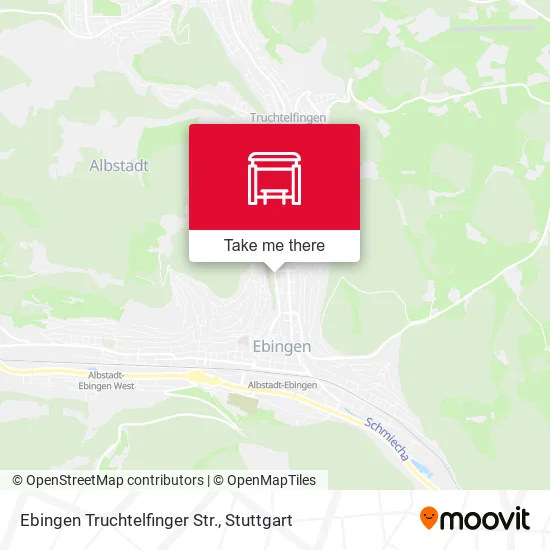 Карта Ebingen Truchtelfinger Str.