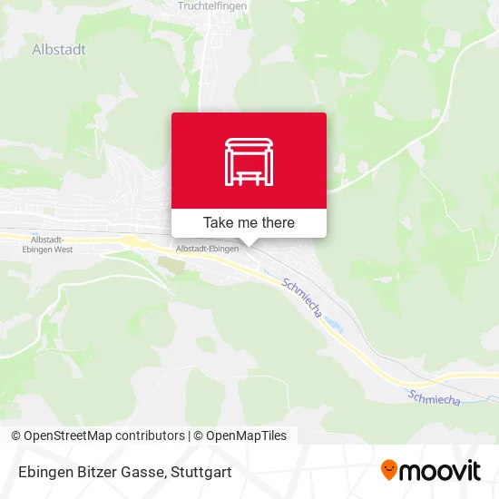 Карта Ebingen Bitzer Gasse