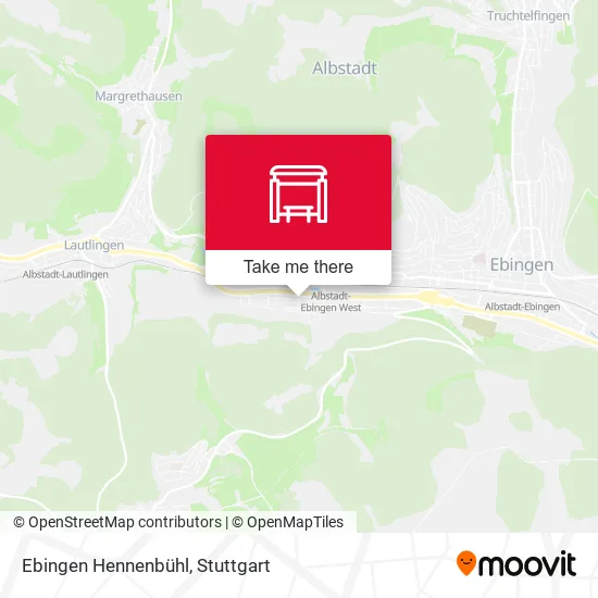 Карта Ebingen Hennenbühl
