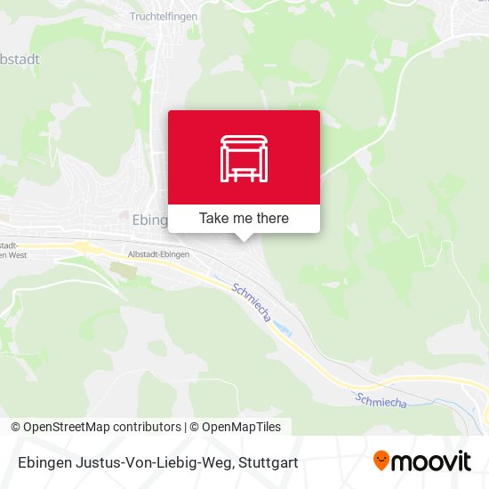 Ebingen Justus-Von-Liebig-Weg map