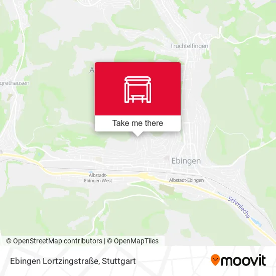 Карта Ebingen Lortzingstraße