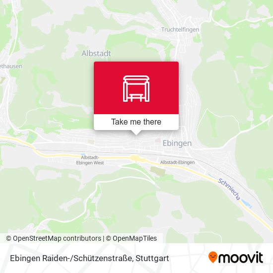 Ebingen Raiden-/Schützenstraße map