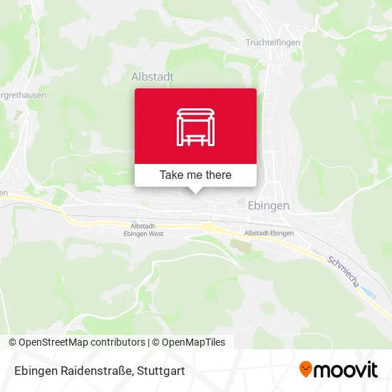 Карта Ebingen Raidenstraße