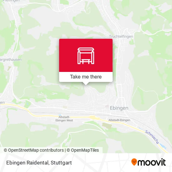 Карта Ebingen Raidental