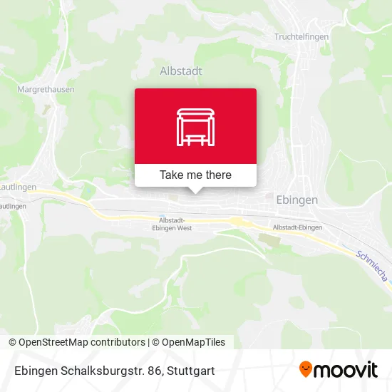 Карта Ebingen Schalksburgstr. 86