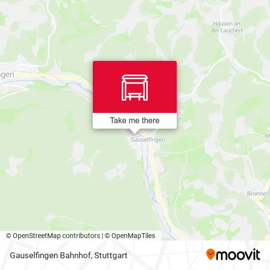 Карта Gauselfingen Bahnhof