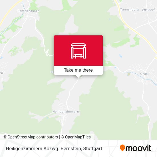 Heiligenzimmern Abzwg. Bernstein map