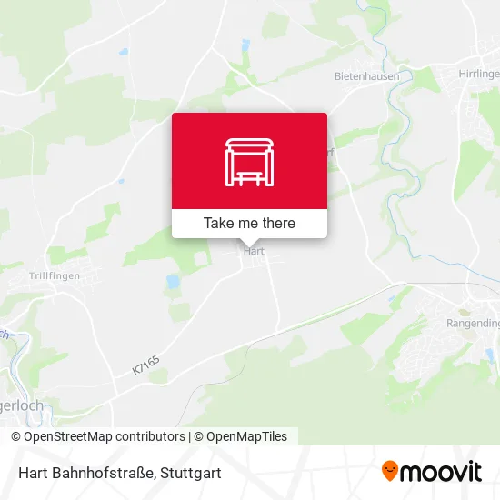 Карта Hart Bahnhofstraße