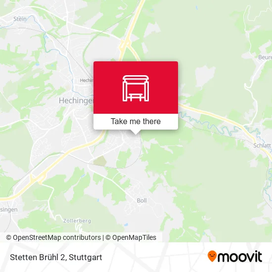 Карта Stetten Brühl 2
