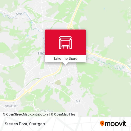 Карта Stetten Post