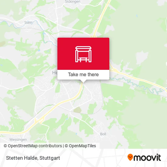 Карта Stetten Halde