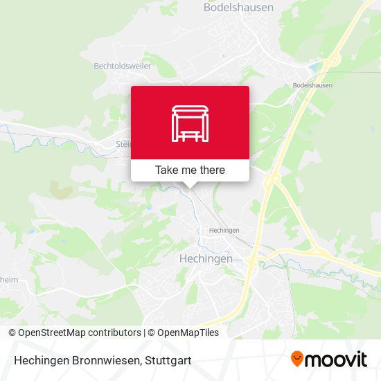 Hechingen Bronnwiesen map