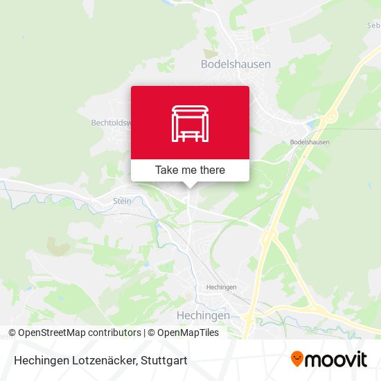 Hechingen Lotzenäcker map